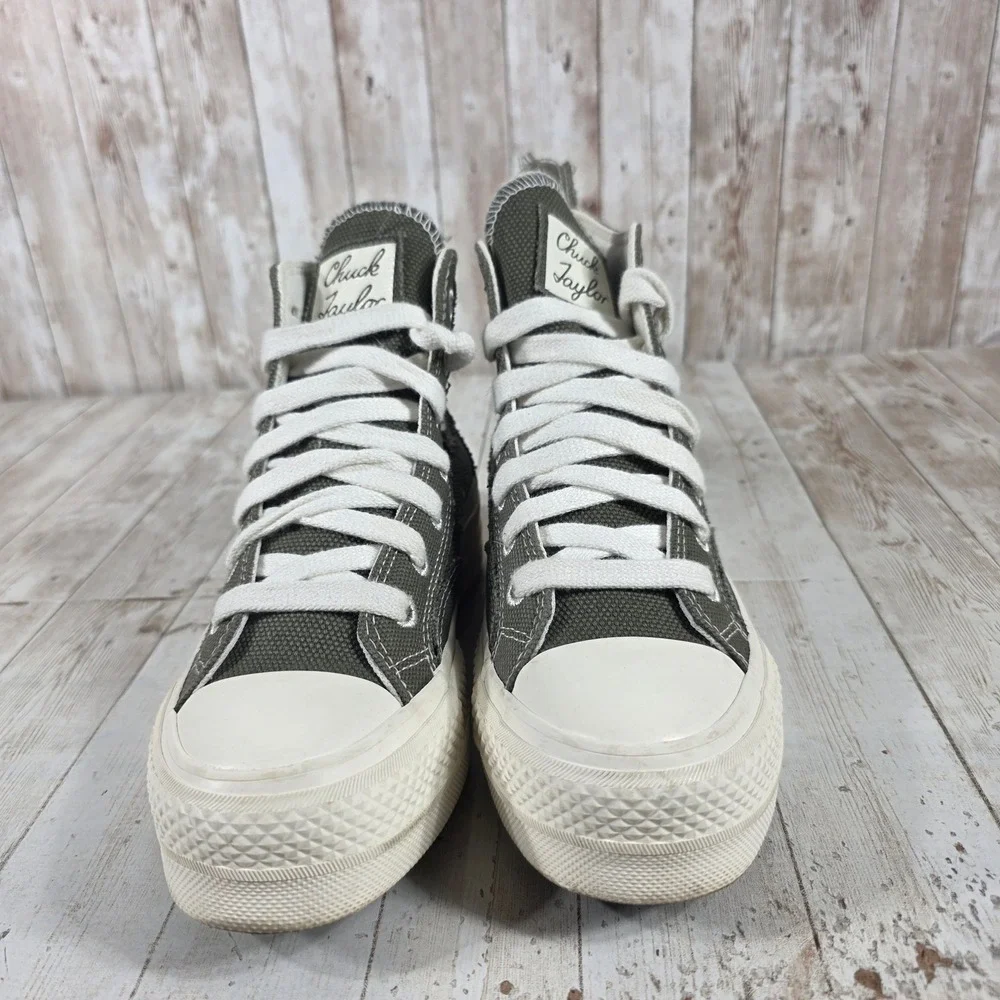 Converse Chuck Taylor All Star Lift‎ Hi Platform Khaki Green A06099C Womens 5.5